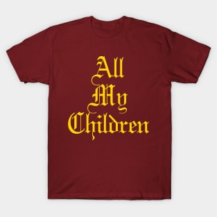 All My Children TV Show Family Album Logo T-Shirt